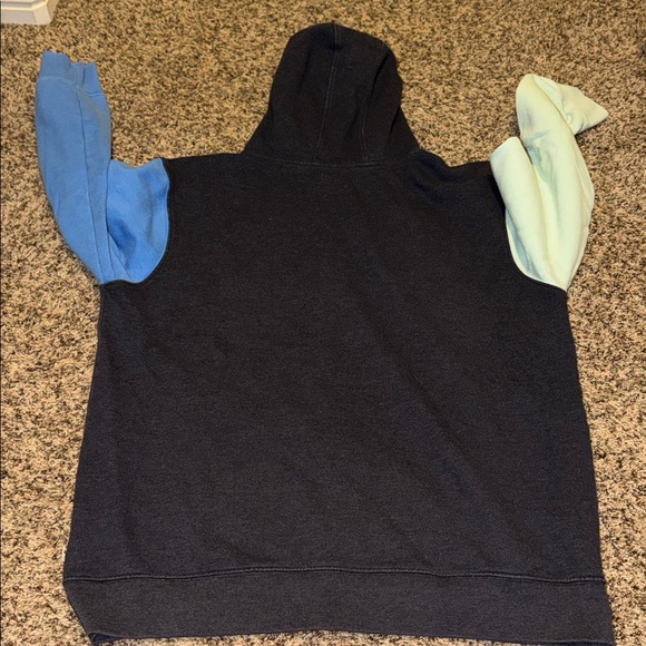 Cotopaxi Multicolor Hoodie Jacket - Black, Blue, Yellow, Green - Picture 9 of 12